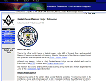 Tablet Screenshot of edmontonfreemason.com